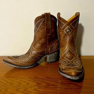Old Gringo Leather Studded Boots Size 9
